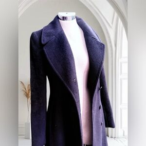 Vintage Bella Bicchi Double Breasted Full Length Coat Fits a Sz S